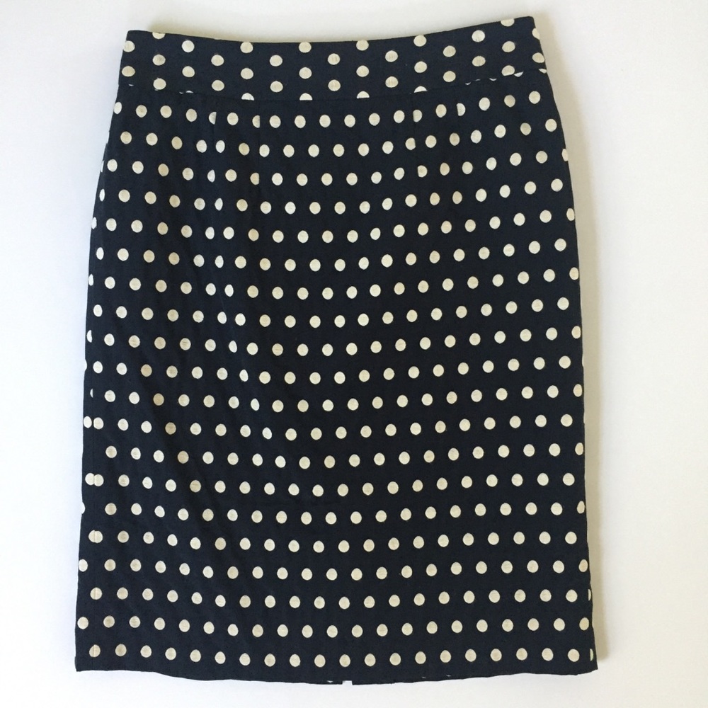 Banana Republic Polka Dot Pencil Skirt